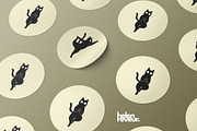 Sport Cats, Playful Vector Set, an Illustration by helenreveur (Thumbnail 4 of 7)
