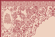 Islamic Mughal Decorative Frame, a Decorative Illustration by Mughal Wallpaper (Thumbnail 3 of 3)