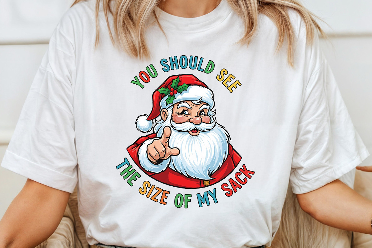 Funny Santa Christmas Sublimation, an Illustration by Craft Nest (Photo 5 of 7)