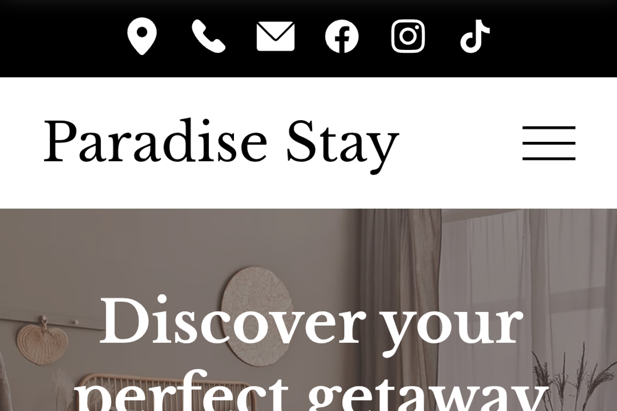 Apartment - Wix Studio Website preview 3