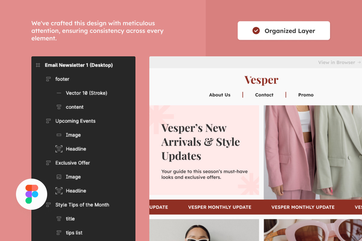 Vesper - Fashion Email Newsletter, an Email Template by twinstd (Photo 2 of 5)