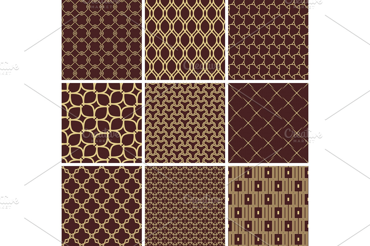 Set of Vector Seamless Geometric, a Pattern Graphic by FineArtStudio (Photo 1 of 3)