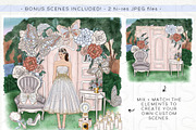 Butterfly Fashion Girl Clip Art, an Illustration by TWG Designs (Thumbnail 4 of 4)