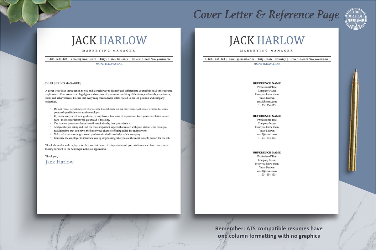ATS-Friendly Resume CV Format, a Resume Template by The Art of Resume (Photo 6 of 8)