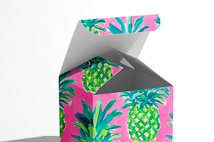 Seamless Preppy Pineapple Prints