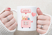 Claw Machine with Valentine Clipart, an Illustration by Sublimation Artist (Thumbnail 5 of 6)