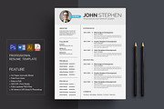 Resume CV, a Resume Template by graphicforest (Thumbnail 1 of 5)