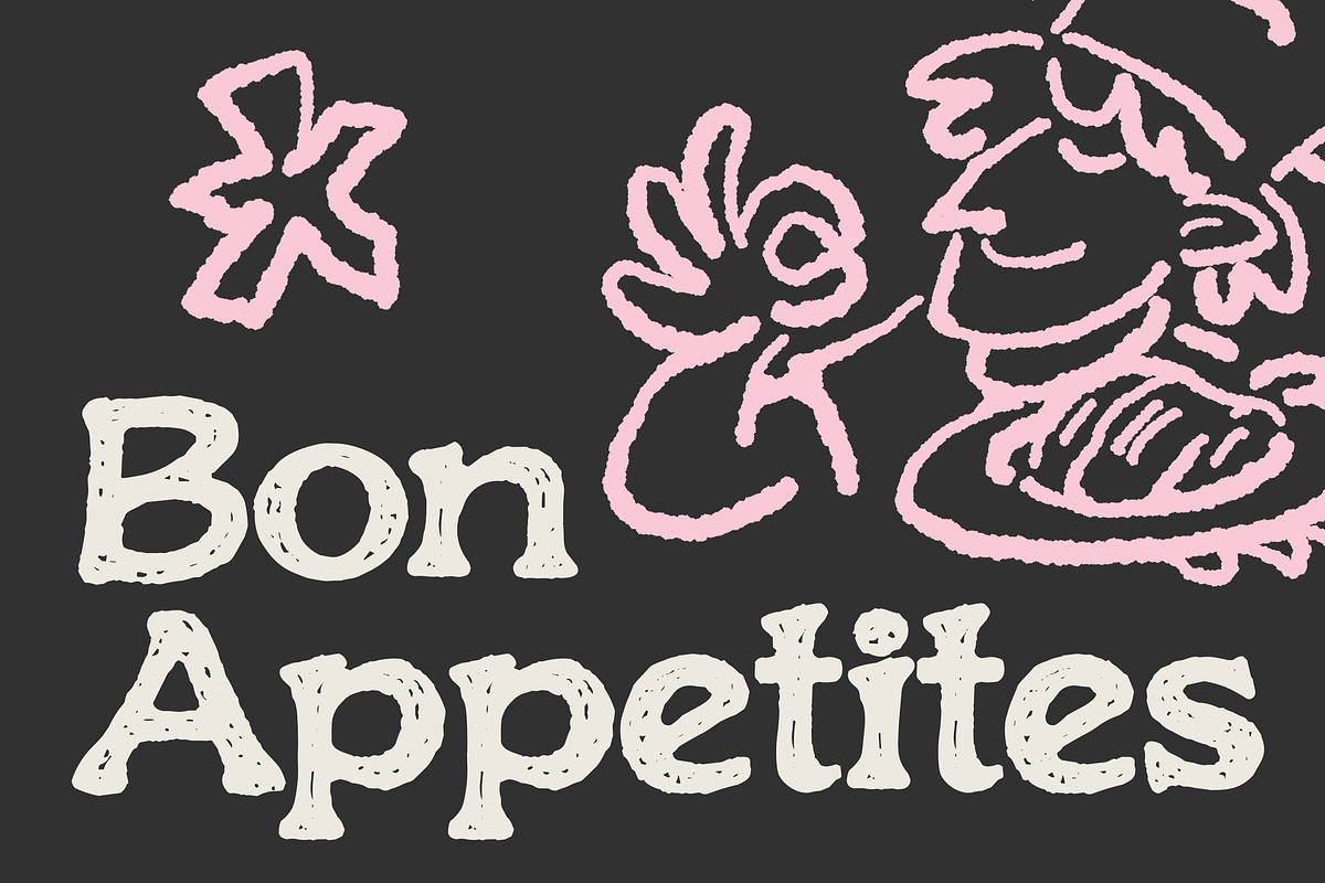 Roghen a Rough Serif Font, a Serif Font by Blankids Studio (Photo 2 of 12)