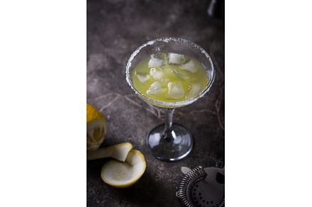 Lemon citrus Margarita or Martini, a Food & Drink Photo by Yulia Furman