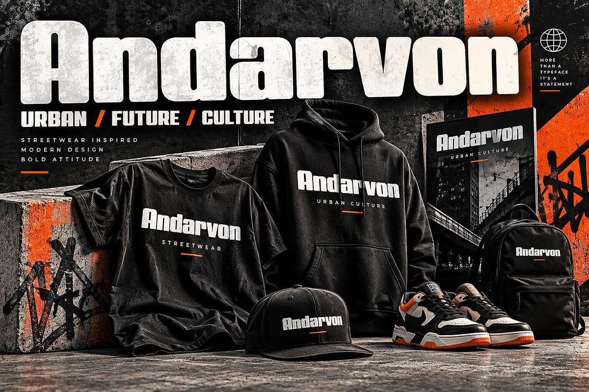 Andarvon, a Slab Serif Font by Wow Magic (Photo 3 of 5)