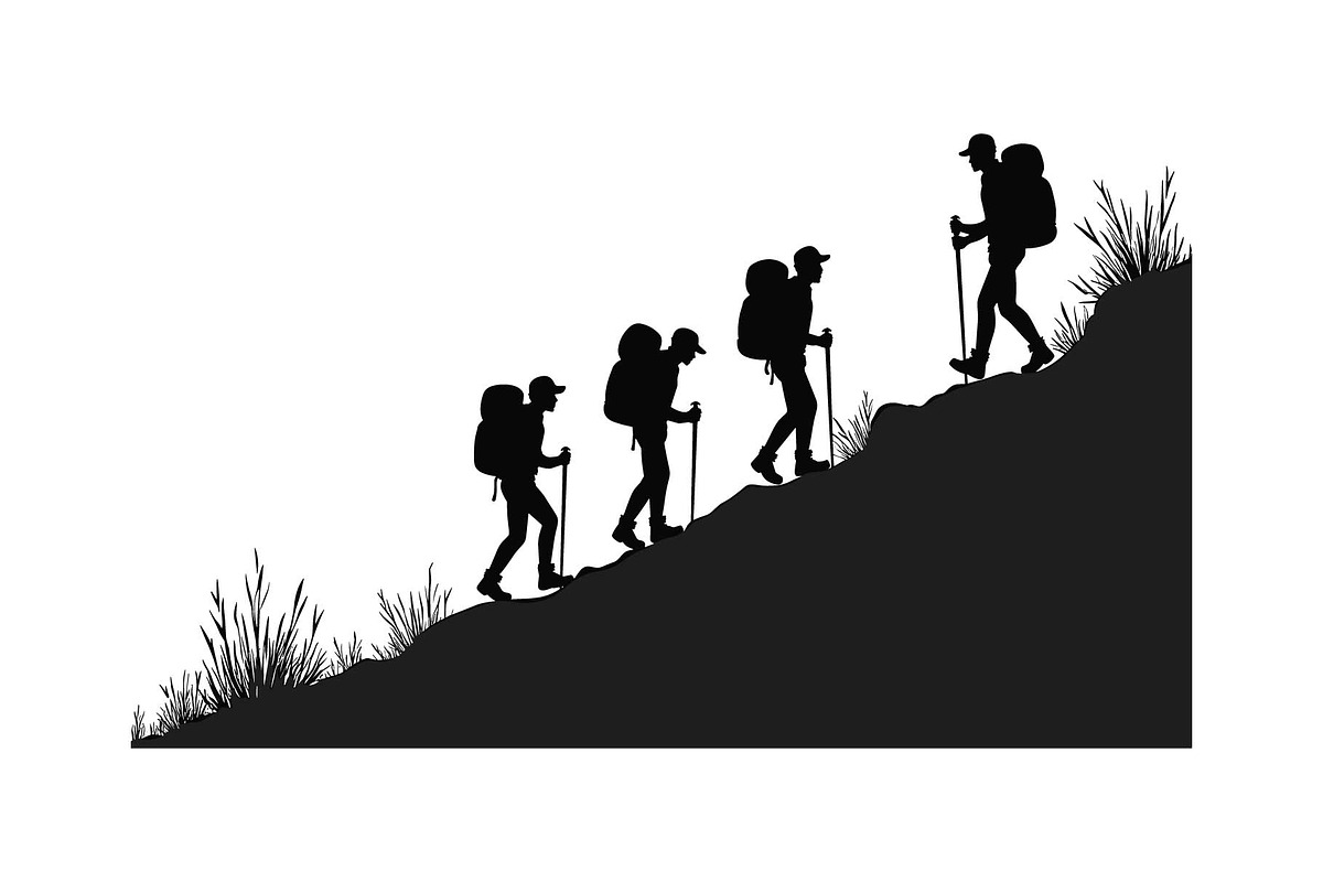Mountain Adventure Silhouette Bundle, an Object Graphic by Gfx_Store (Photo 16 of 16)