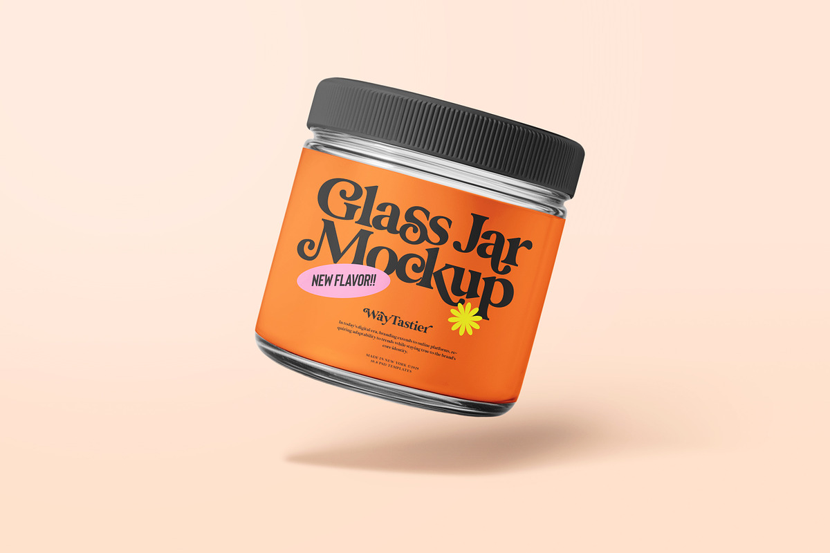 Glass Jar Mockup, a Product Mockup by Lemockup (Photo 5 of 10)