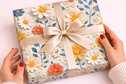 3D Floral Seamless Digital Paper, a Pattern Graphic by Canvas Craft (Thumbnail 5 of 6)