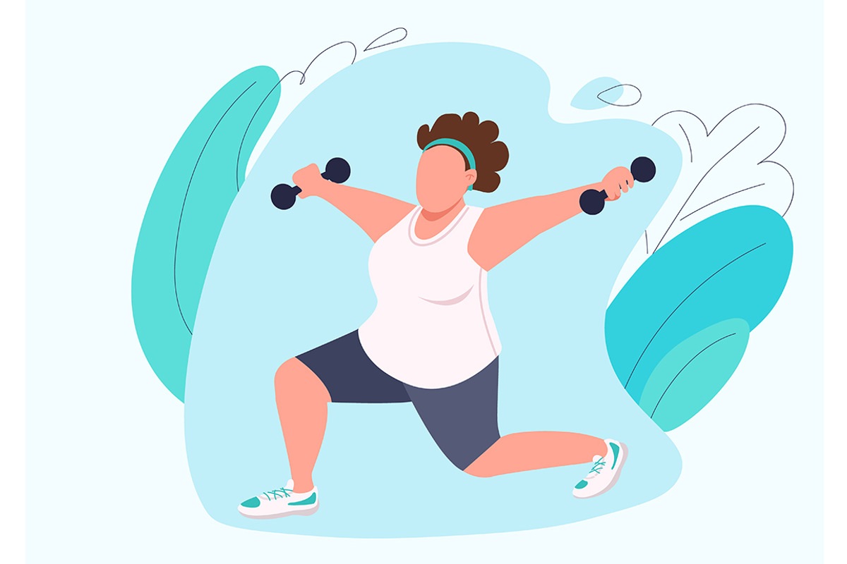 Working out people characters set, a Person Illustration by IMG visuals characters (Photo 7 of 10)