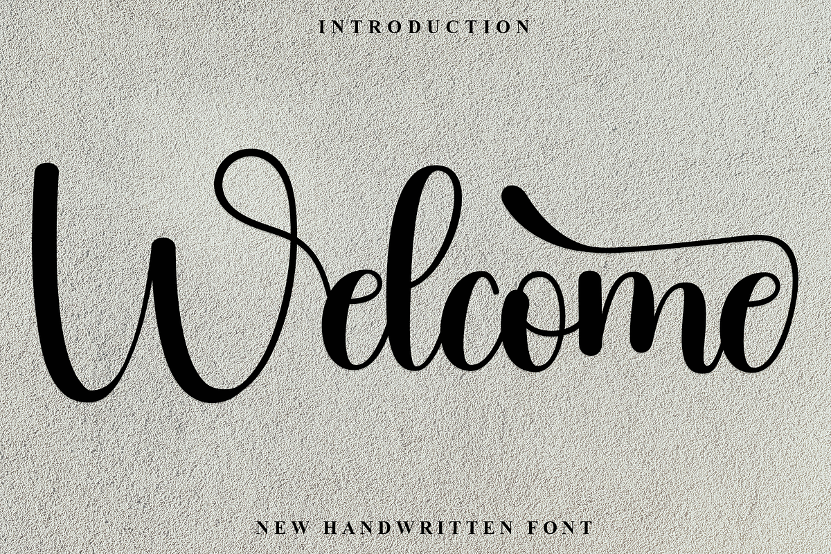 Welcome, a Handwritten Font by FreshTypeINK (Photo 1 of 8)