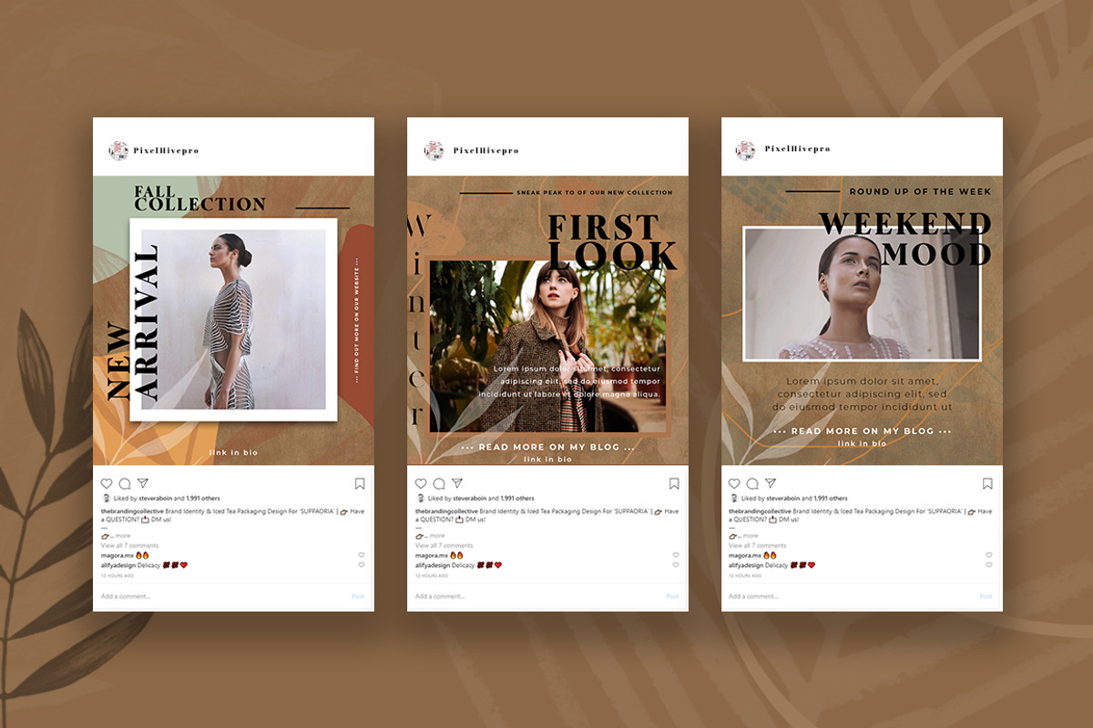 Cathy Instagram Posts And Stories, a Social Media Template by PixelHive Pro (Photo 7 of 14)
