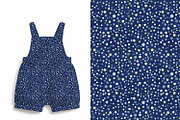 Deep blue polka dots pattern, a Decorative Illustration by DigitalArsiart (Thumbnail 3 of 6)
