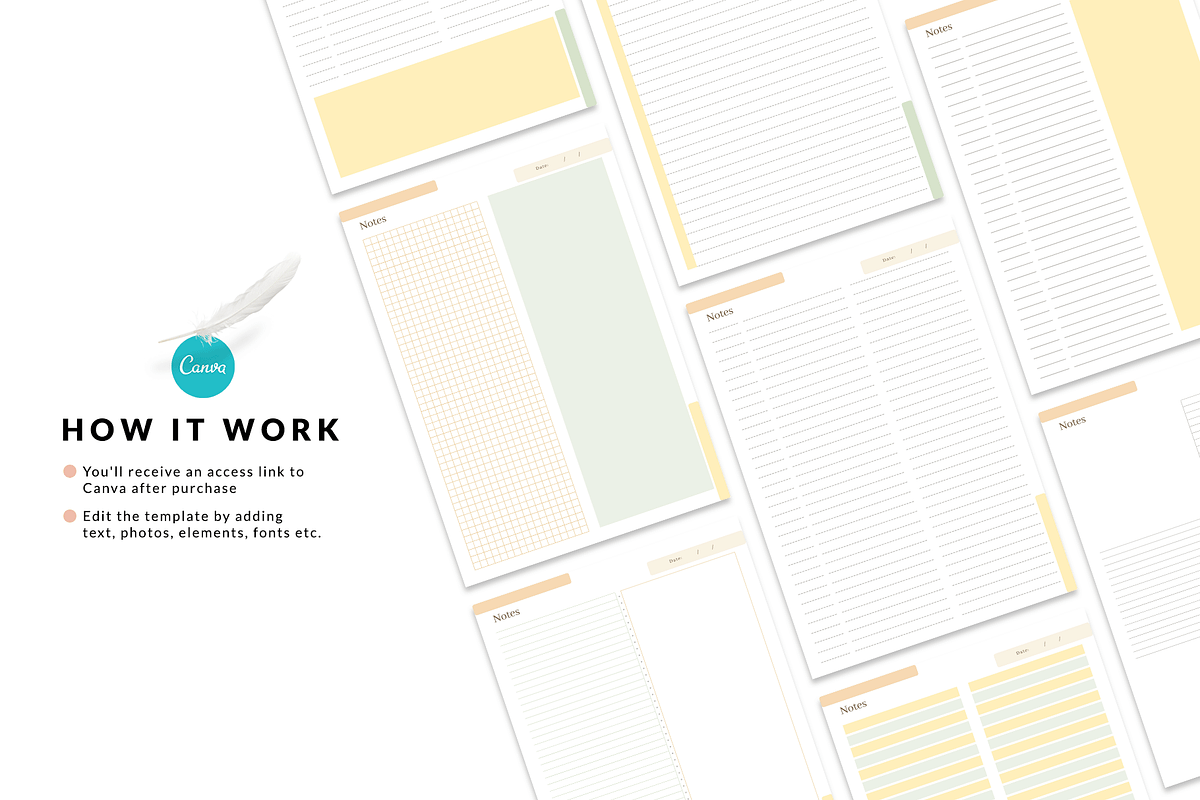 Ultimate Notes Bundle Pack, a Stationery Template by CreativeBundlex (Photo 2 of 7)
