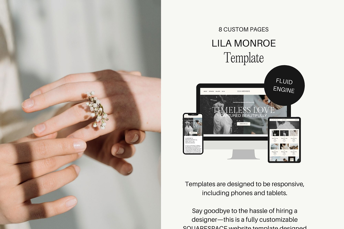 Photography Squarespace 7.1 Template, a Templates & Theme by Studio Witzenhausen (Photo 4 of 11)