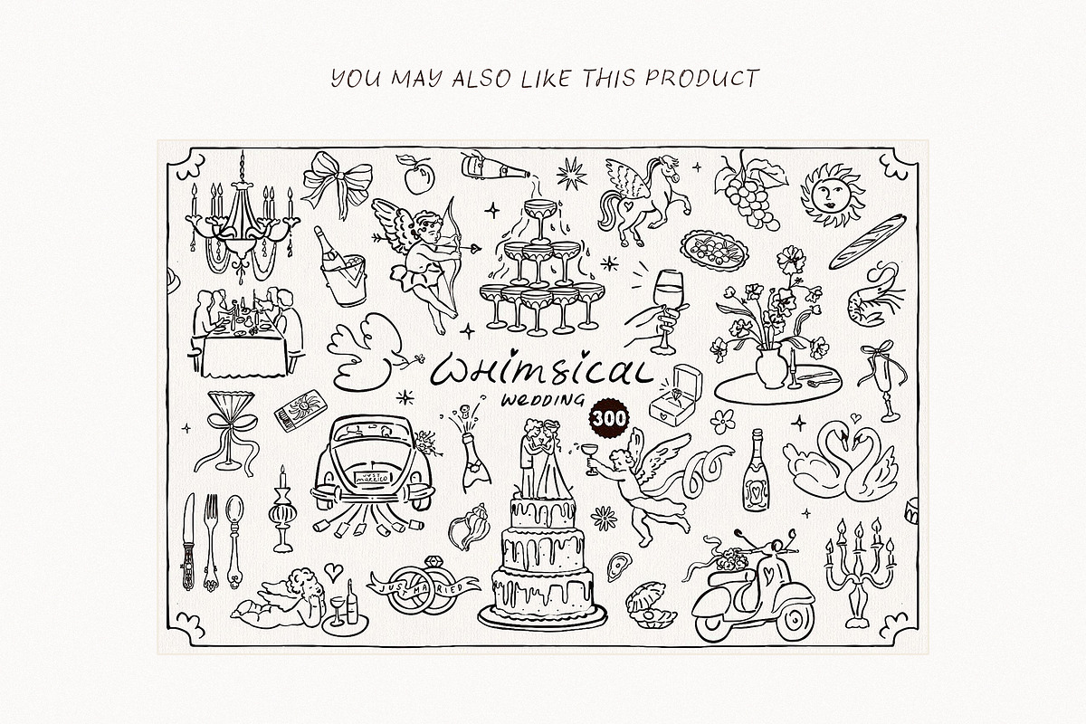 Whimsy Feast Whimsical Wedding Font, a Handwritten Font by Ayya Studio (Photo 18 of 18)