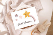 Good night baby clipart & patterns, an Object Illustration by JulzaArt (Thumbnail 9 of 10)