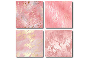 Blush Pink Foil Textures, a Texture Illustration by DreamPrint404 (Thumbnail 3 of 4)