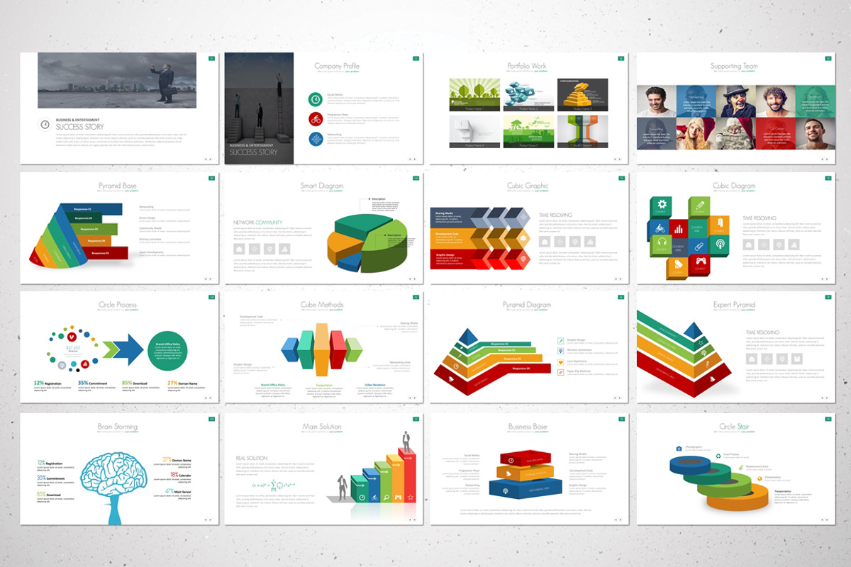The Report Powerpoint Template, a Presentation Template by Flyer King (Photo 3 of 5)