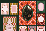 Merry Season - Frames & Backgrounds, an Object Graphic by ArtFM (Thumbnail 3 of 12)