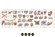Romantic Heart Arrow Clipart Set, an Illustration by designvectx (Thumbnail 3 of 3)