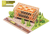 Isometric city map elements, an Object Graphic by tele52 (Thumbnail 5 of 72)