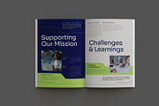 Navy Green Annual Report, a Brochure Template by Neermana (Thumbnail 7 of 11)
