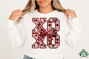 Luxury XOXO Rhinestone Heart PNG, an Illustration by Craft Nest (Thumbnail 2 of 4)
