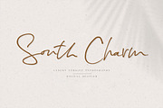 South Charm Font, a Script Font by Digital Hustler (Thumbnail 1 of 12)
