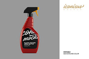 Spray Plastic Bottle Mockup Template, a Packaging Mockup by iconisusmockup (Thumbnail 2 of 4)