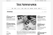 Magazine Editorial WordPress Theme, a WordPress Template by Elite Templates (Thumbnail 3 of 10)