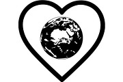 Earth Day Globe Silhouette Set, a Finance Illustration by Designer_Momina (Thumbnail 28 of 29)