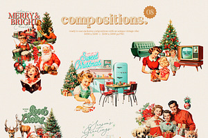 Collage Creator 50's Christmas