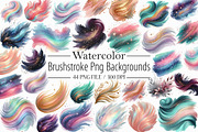 Watercolor Brushstroke Png Backgroun, an Illustration by Libby Wishes (Thumbnail 1 of 10)