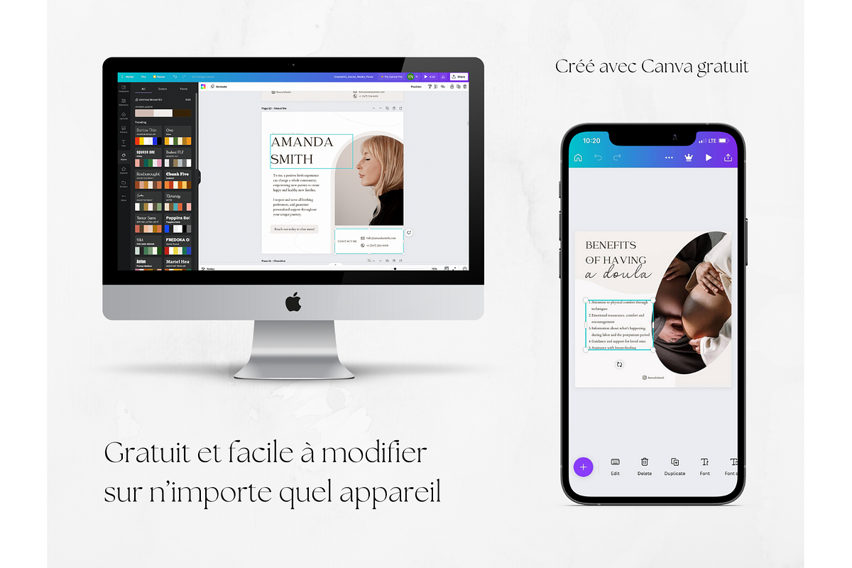 75 Doula Couvertures de Stories, a Social Media Template by PatternLab. (Photo 4 of 8)