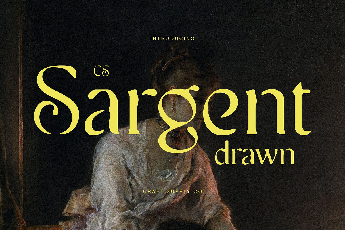 CS Sargent Drawn, a Serif Font by Craft Supply Co. (Photo 1 of 8)