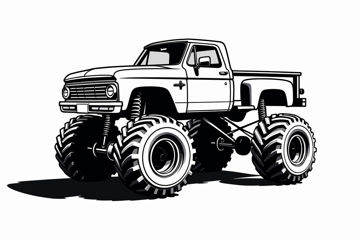 Offroad Truck Silhouette Pack, an Illustration by BIPLOB EXPERT (Photo 4 of 9)