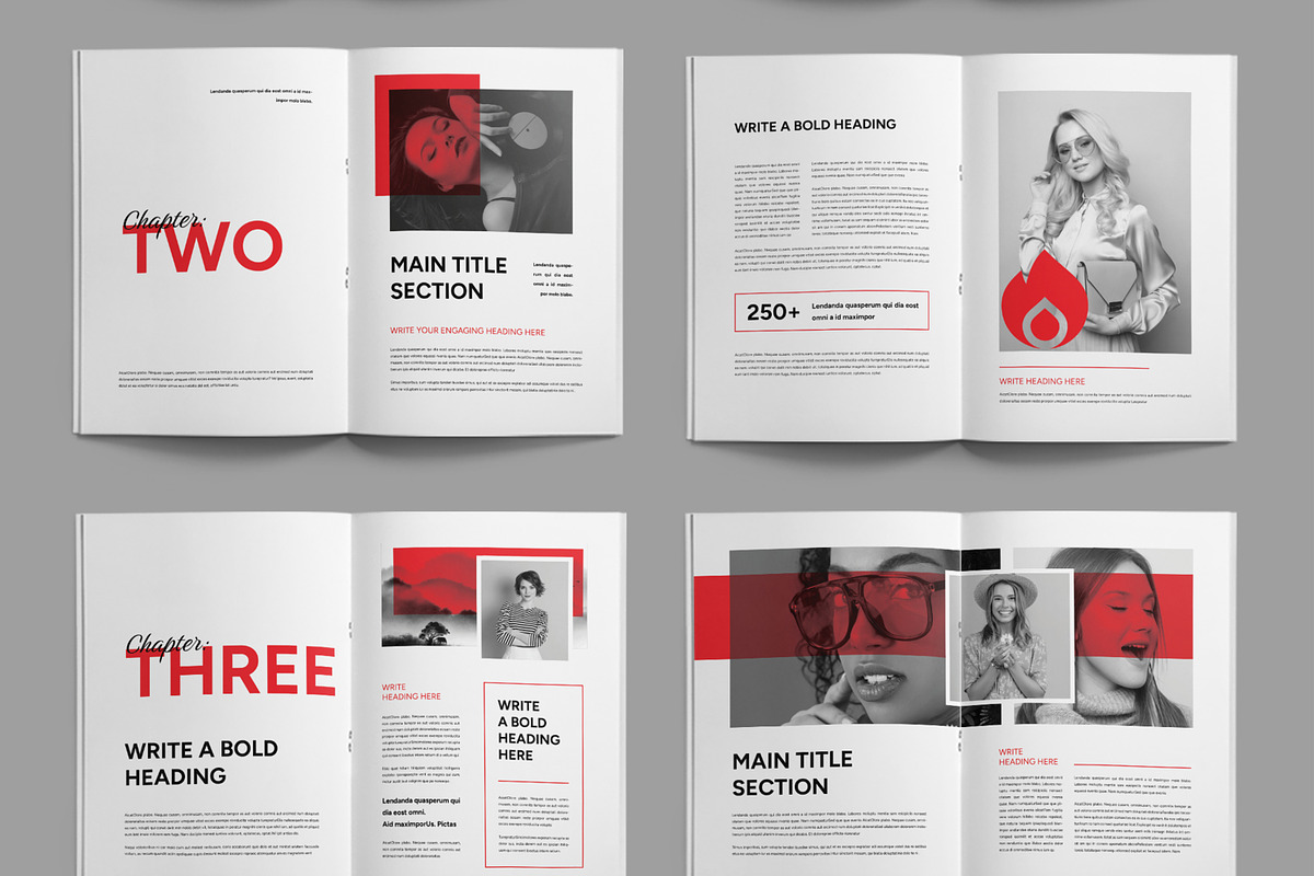 Minimal Book Layout, a Brochure Template by ContestDesign (Photo 3 of 3)