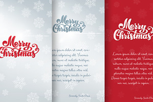 Merry Christmas Card Design Template