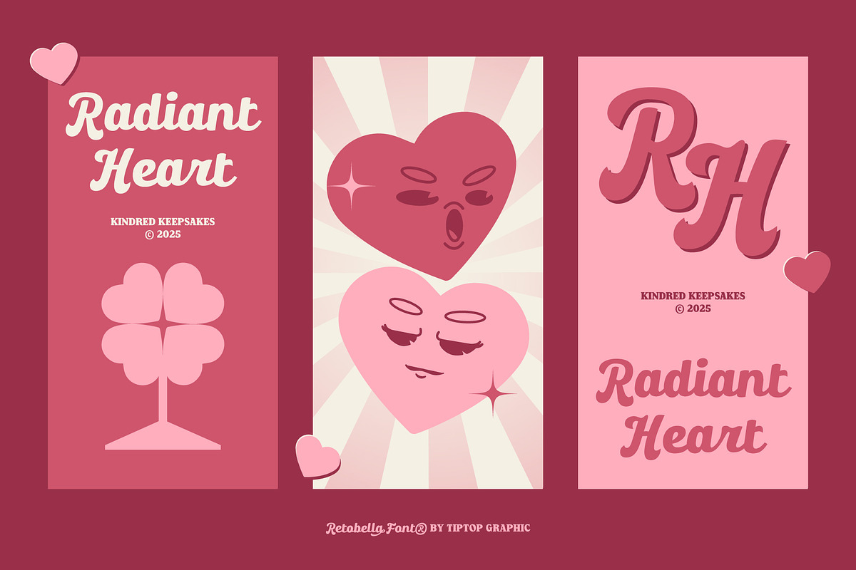 Retobella - Bold Vintage Script Font, a Script Font by Tiptop Graphic (Photo 8 of 10)