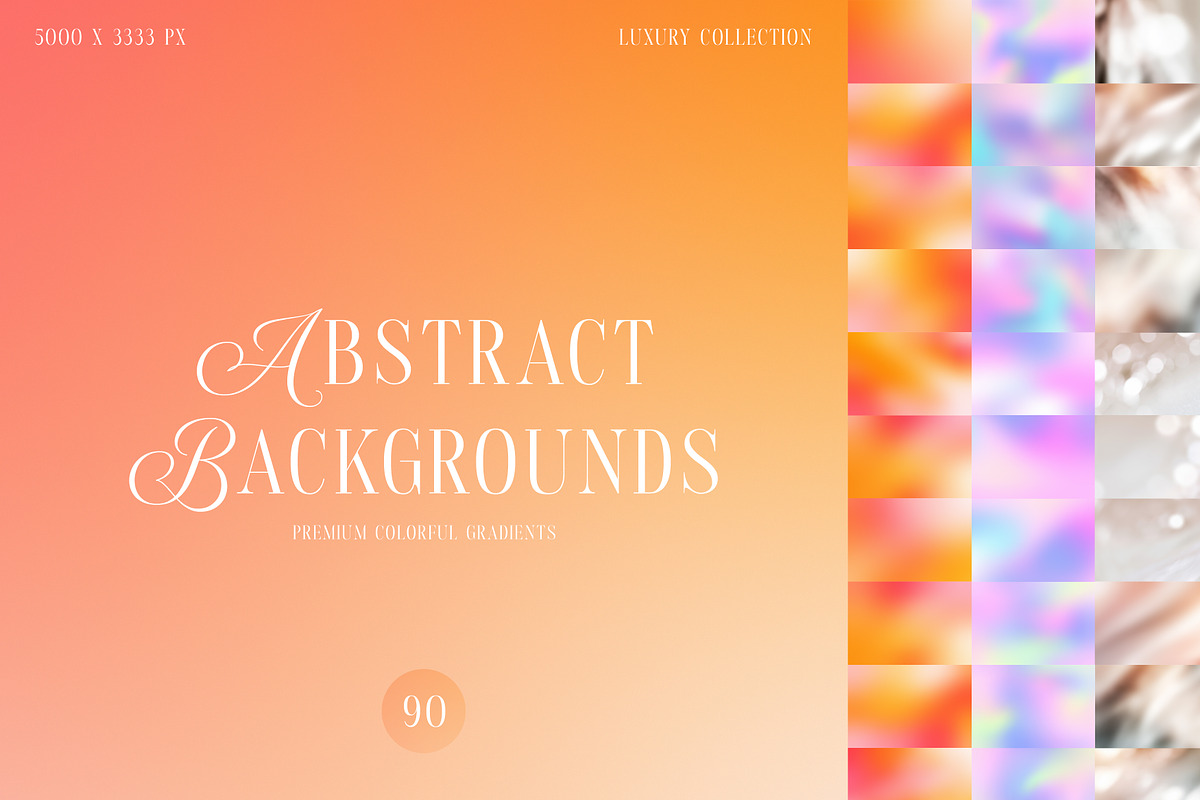 90 Luxury Gradient Bakgrounds, a Background Graphic by Kaleriia (Photo 1 of 16)