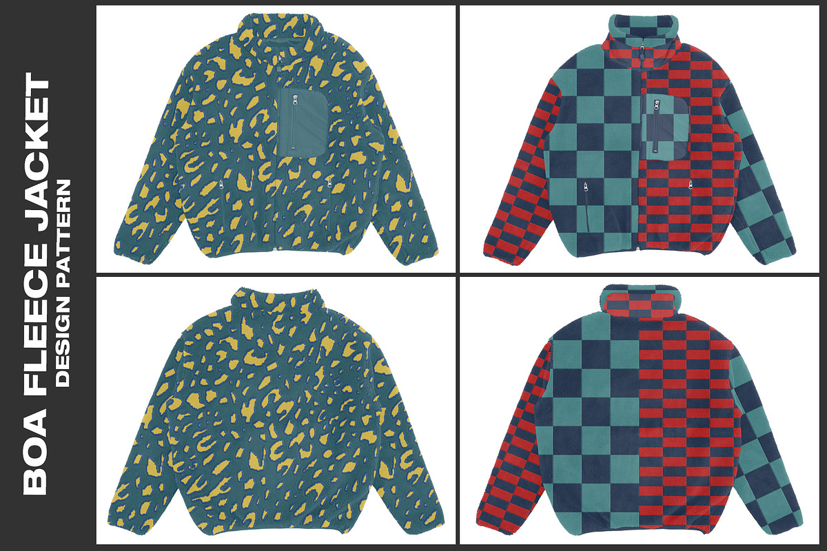 Boa Fleece Jacket - Mockup, a Hoody Mockup by DaldSgh (Photo 4 of 9)