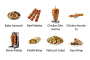 Middle Eastern & Turkish Food - PNG, a Food Illustration by Nurlan's shop (Thumbnail 2 of 3)