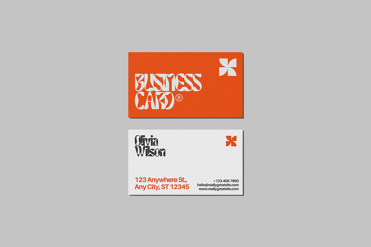 Minimalist Business Card Mockup Set, a Product Mockup by Graphiculon (Photo 3 of 11)