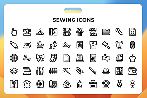 Sewing Icons 2, an Icon by Wencory