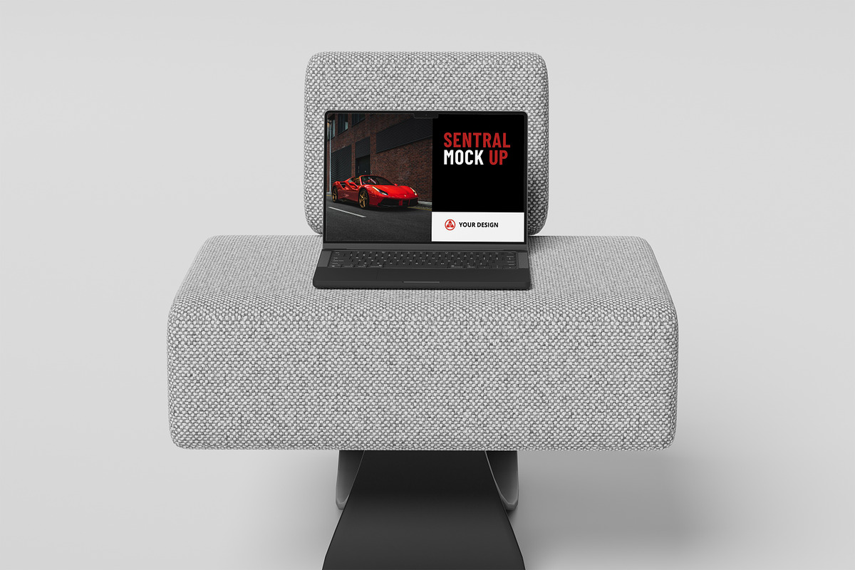 Laptop mockup, an Android Mockup by kebunmockup (Photo 2 of 5)